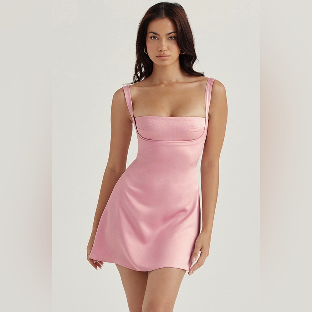 House of CB Kara Mini Dress in Pink